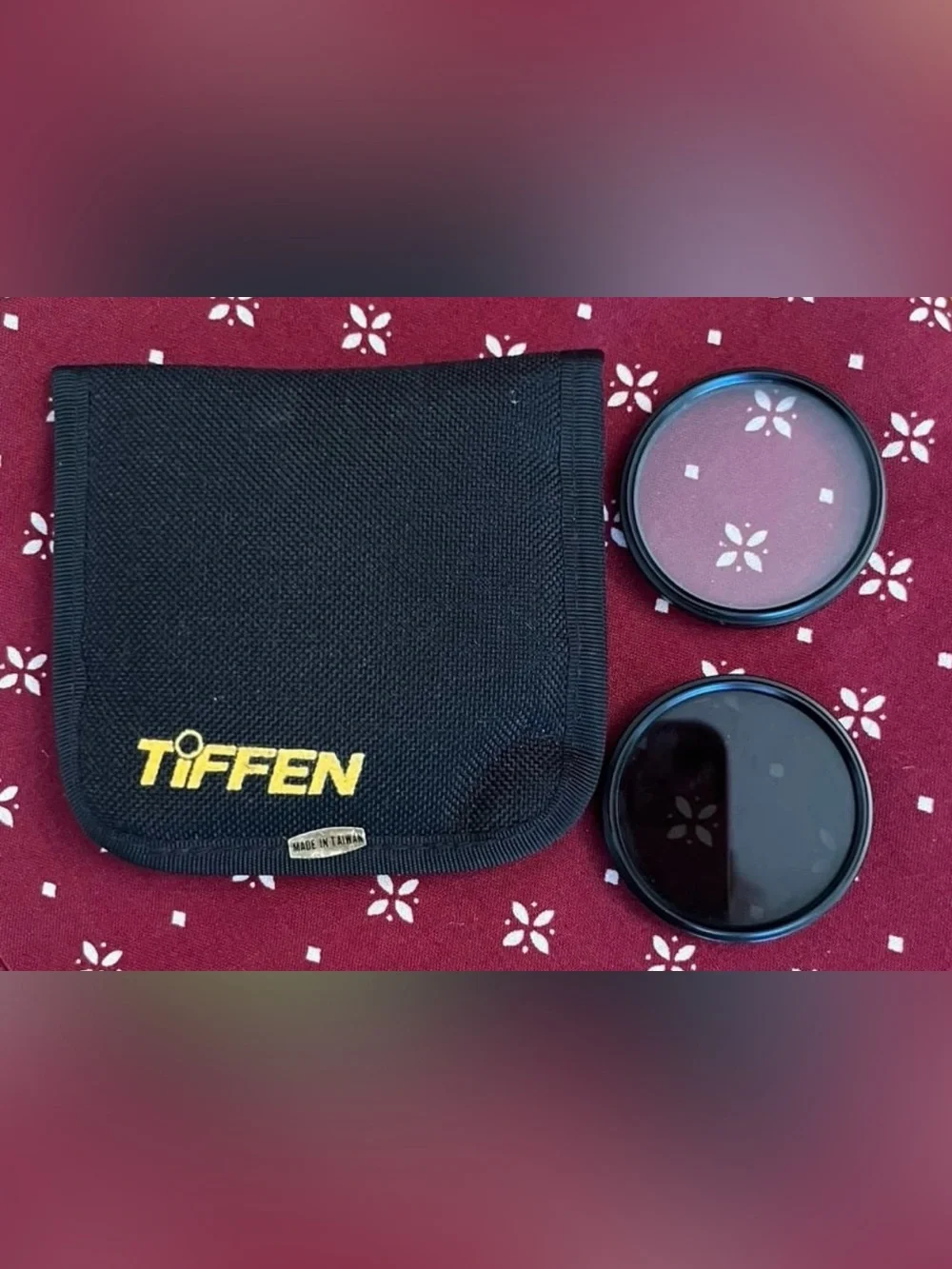 Like New Tiffen 46mm Clear & Neutral Density 0.6 Lenses Filter Bundle